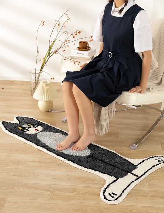 Cat Tom Frog Bath Mat Bedroom Rug