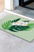 Feblilac Monstera Cat PVC Coil Door Mat