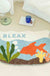 Feblilac Cute Coral Fish Tank Bath Mat, Aquarium-Inspired Bathroom Rug