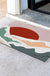 Feblilac Snow Mountain and Red Sun PVC Coil Door Mat