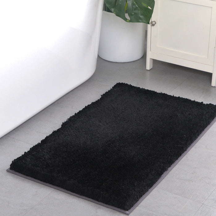 Feblilac Solid Color Long Mat for Bathroom Runner Doorway Mat