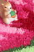 Feblilac Pink Tulip Tufted Bathmat