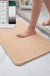 Feblilac Rectangular Solid Short Plush Tufted Bath Mat