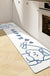 Feblilac Cute Happy Dog PVC Leather Kitchen Mat