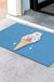 Feblilac White Polar Bear Ice Cream PVC Coil Door Mat