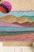 Feblilac Pink Mountains Nylon Door Mat