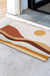 Feblilac Orange Mountains and Rivers Sunrise PVC Coil Door Mat