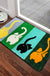 Feblilac Cute Four Color Cats Bathroom Rug Bathmat