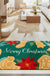 Feblilac Forest Christmas Party PVC Coil Door Mat