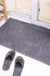 Chenille Non-Slip Microfiber Shag Bathroom Rug Mat, Solid Color