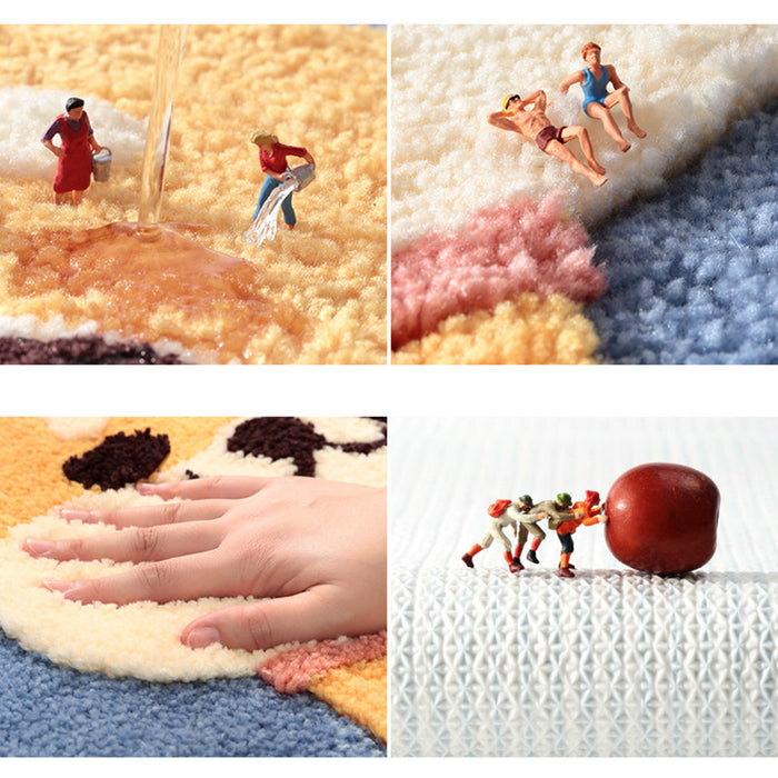 Feblilac Lovely Dog Bath Mat