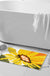 Feblilac Rectangular Sunflower Tufted Bath Mat @Joy's design