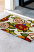 Feblilac Beautiful Rose Garden PVC Coil Door Mat