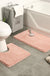 Feblilac Solid Tufted Bathroom Mat Toilet U-Shaped Floor Mat