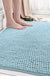 Feblilac Solid Large Particles Plush Chenille Bath Mat