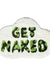 Feblilac Green GET Naked Clouds Tufted Bath Mat