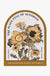 Feblilac Rectangular Sweet Warm Sunflowers PVC Coil Door Mat