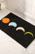 Feblilac  Black Moon Phase Bath Mat