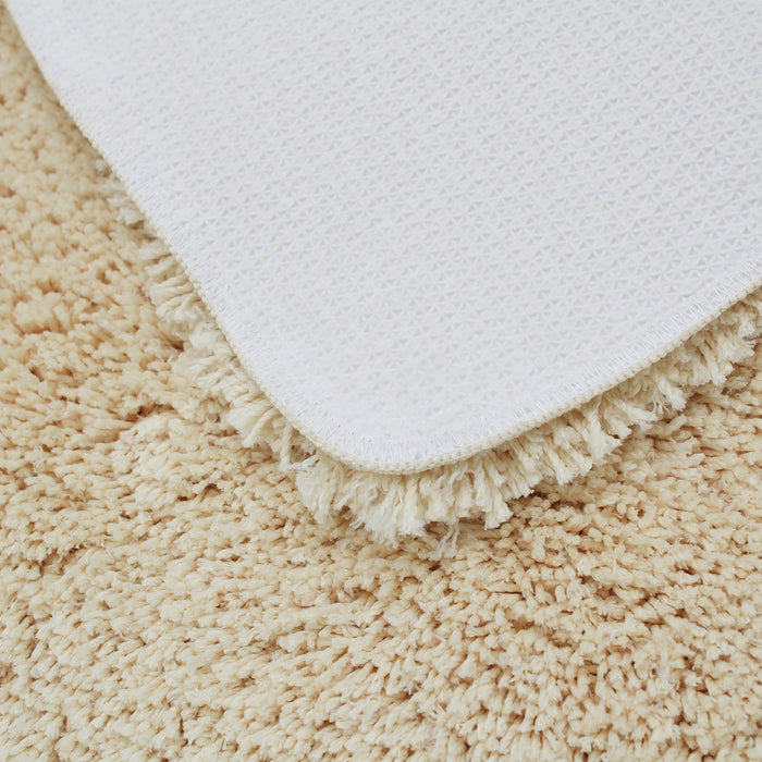 Feblilac Super Plush Solid Tufted Bath Mat