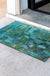 Feblilac Oil Painting Water Lily PVC Coil Door Mat