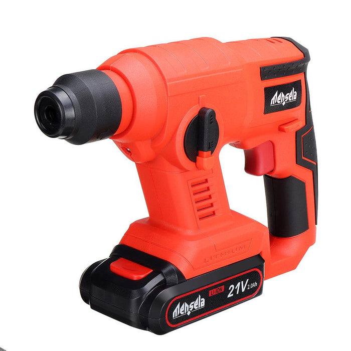 Mensela EH-LM1 100-240V 21V 2.0Ah Electric Impact Drill Hammer Electric Cordless Drill Powerful Speed Concrete Breaker W/ One Battery