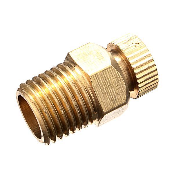 PT 1/2 3/8 1/4 Inch Brass Drain Valve Air Compressor Male Threaded Water Drain Valve