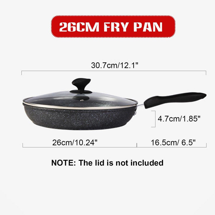 Marble Frypan Frying Pan Non Stick Pot Maifan Stone Gas Electric Induction Hob