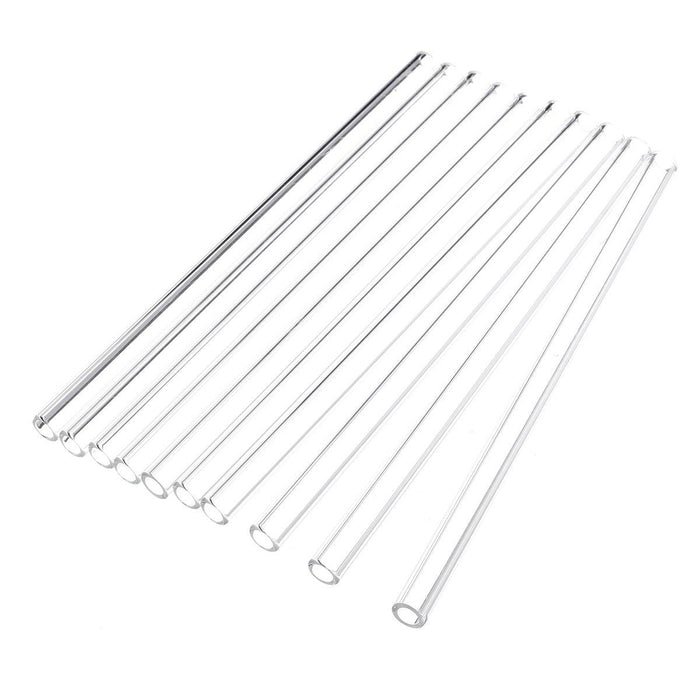 10Pcs Thick Wall Borosilicate Glass Blowing Tube 150mm x 7mm x 1.5mm