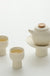 Cream Simple High Foot Teapot Tea Set Suit