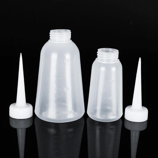 100mL 250mL Lab Wash Bottle Liquid Water Squeeze Bottle Graduated Conical Container Straight Tip