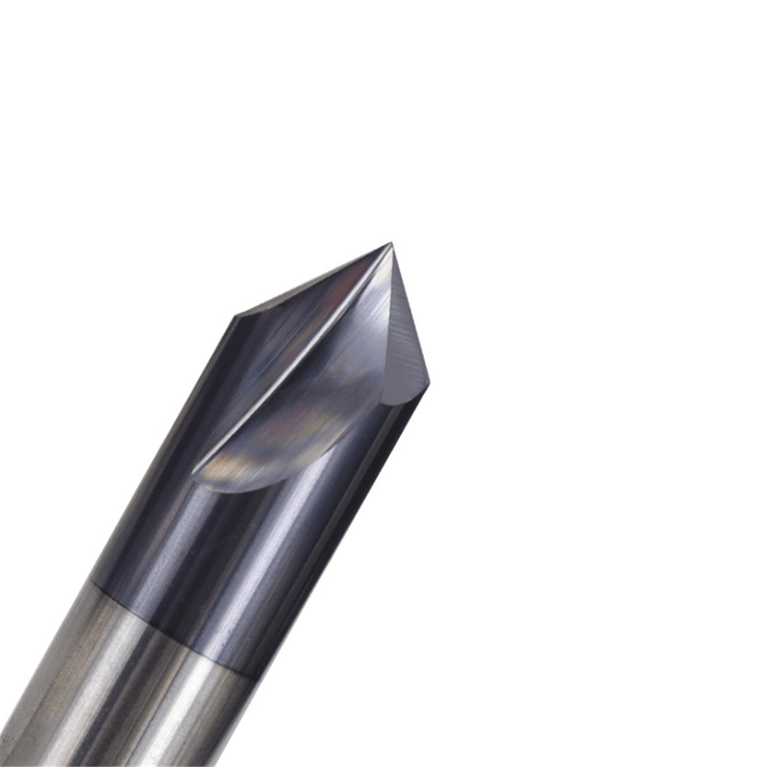 Drillpro 2-12mm 120 Degree Chamfer Mill 3 Flutes CNC Milling Cutter V Shape End Mill CNC Router Bit