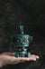 Brass Sanxingdui Household Incense Burner Set