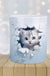 Cat Hollow Wall Ceramic Coffee Mug