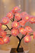 24 LED Rose Flower Tree Lights USB Table Lamp Home Decoration LED Table Lights Parties Xmas Christmas Wedding Bedroom Decor