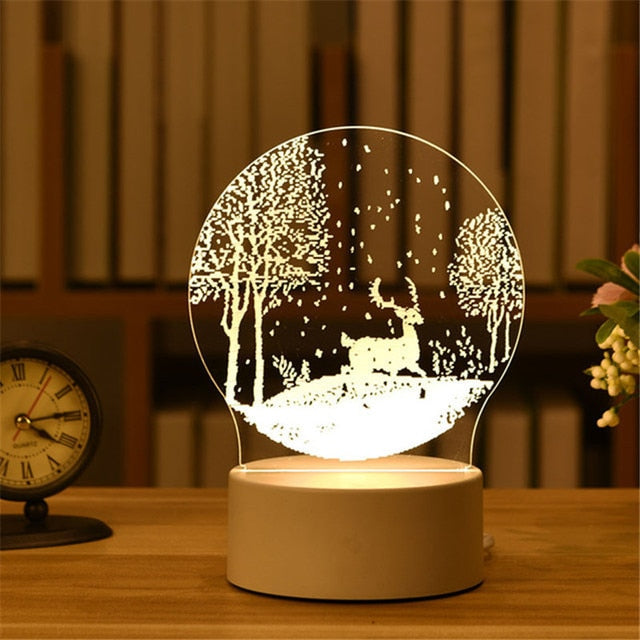 Acrylic Led Night Light - Okeihouse