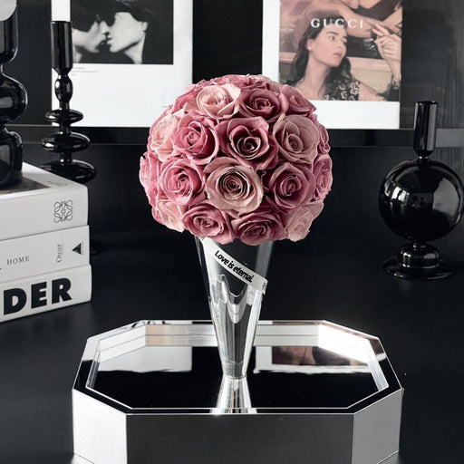 Flower Ice Cream Rose Creative Acrylic Jewelry