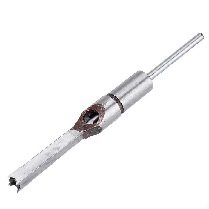 Drillpro 6.35/7.94/9.5/12.7mm Woodworking Square Hole Drill Bit Mortising Chisel 1/4 to 1/2 Inch