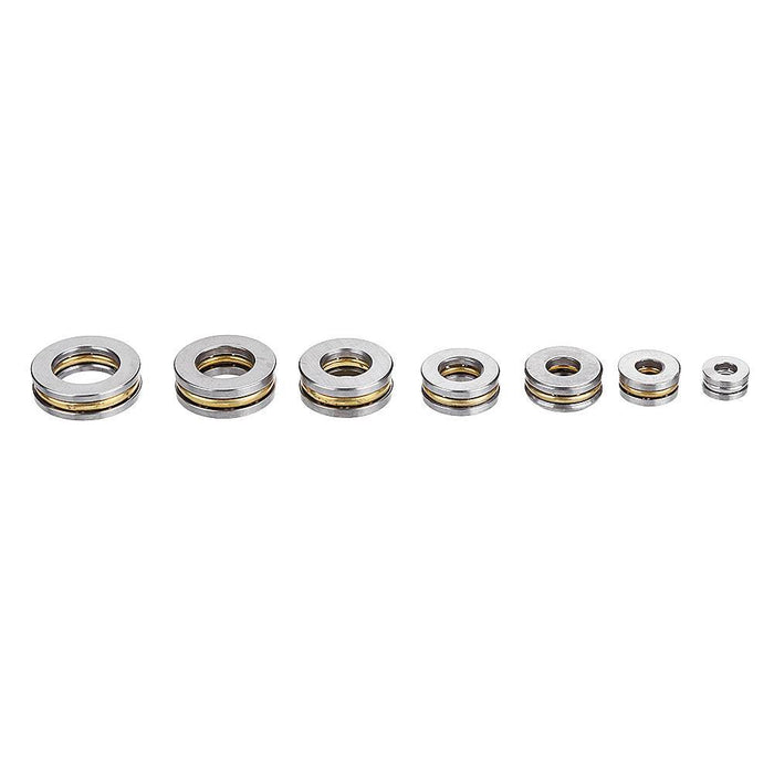 Machifit 5pcs Flat Thrust Ball Bearing ID. 2.5/3/4/6/7/8mm Mini Miniature Bearings F25-6 F3-8 F4-10