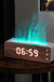 Flame Humidifier Flame Aromatherapy Machine With Clock Display Desktop Aromatherapy Humidifier Bedroom