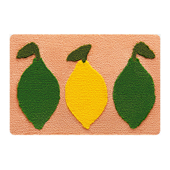 Lovely Avocado and Lemon Bath Mat