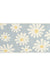 Feblilac White Daisy Green and Blue Ground Bedroom Mat