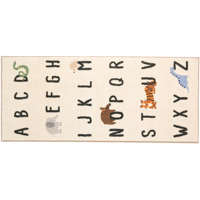 Cartoon Animal and Alphabet Bedroom Runner