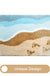 Feblilac Footprints on the Beach Tufted Bath Mat