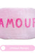 Feblilac Pink French AMOUR Tufted Bath Mat