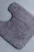 Feblilac Simple Solid Tufted Bathroom Mat Toilet U-Shaped Floor Mat