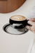 Creative Women's Ceramic Coffee Cup And Saucer Set