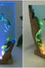 DIY Mermaid Ocean Small Night Lamp Creative Handmade Wooden Resin Decorations