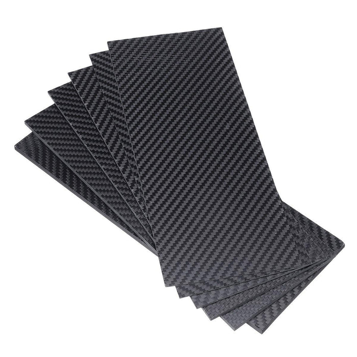 100x250x(0.5-5)mm Black Matte Twill Carbon Fiber Plate Sheet Board Weave Carbon Fiber Pannel Various Thickness