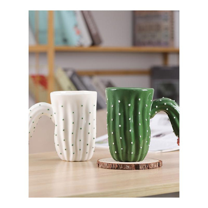 Cactus Creative Personality High Value Ceramic Cup With Lid