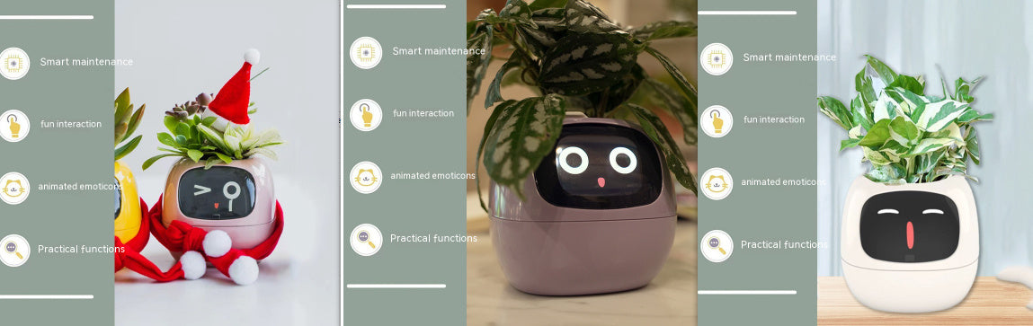 Facial Expression Control Intelligent Flower Pot